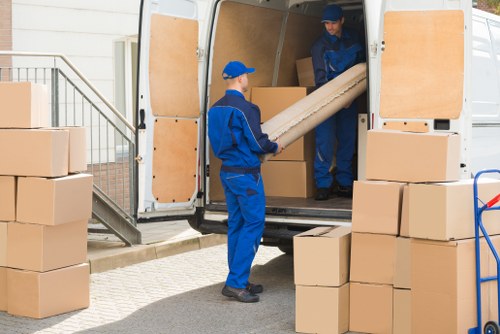 Man with a van ready for a local move in Swiss Cottage