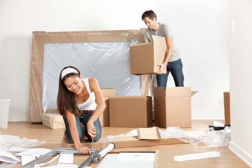 Removal van service for office relocation near Swiss Cottage