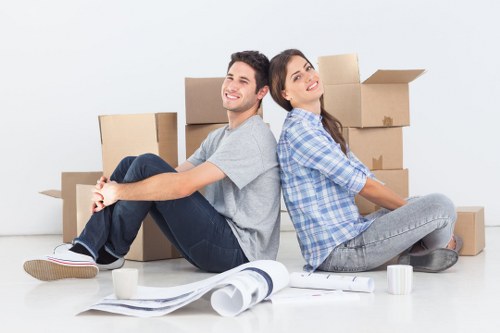 Careful handling of belongings by a man and van service in London