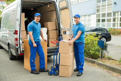 Local team preparing household contents for a stress-free move in Swiss Cottage