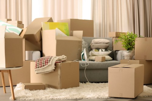 Collection of bulky household furniture from a local property