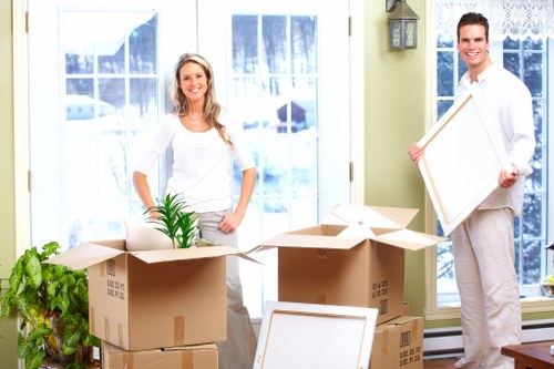 Local movers navigating apartment access for student removals in Swiss Cottage