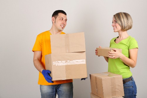 Careful handling of household furniture during a Swiss Cottage move